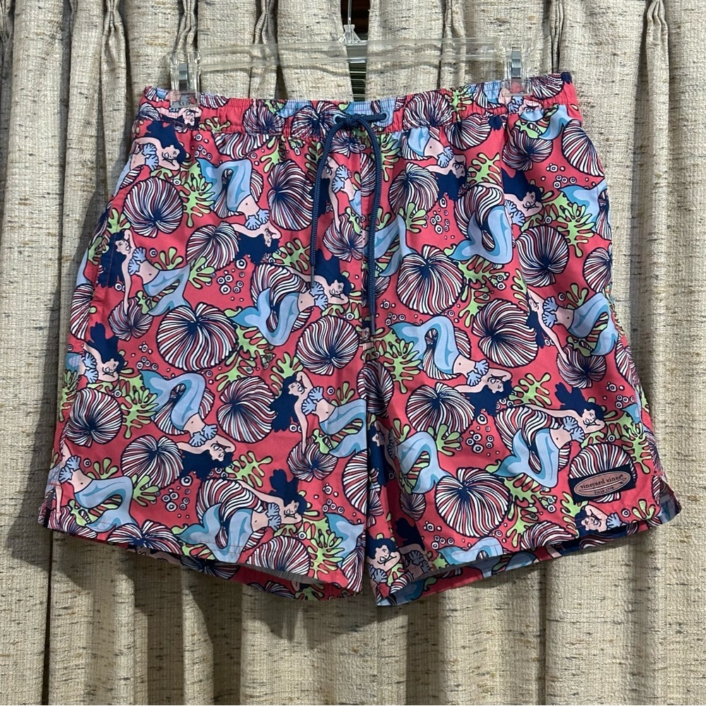 Vineyard Vines 7 Inch Printed Chappy Swim Trunks - Large